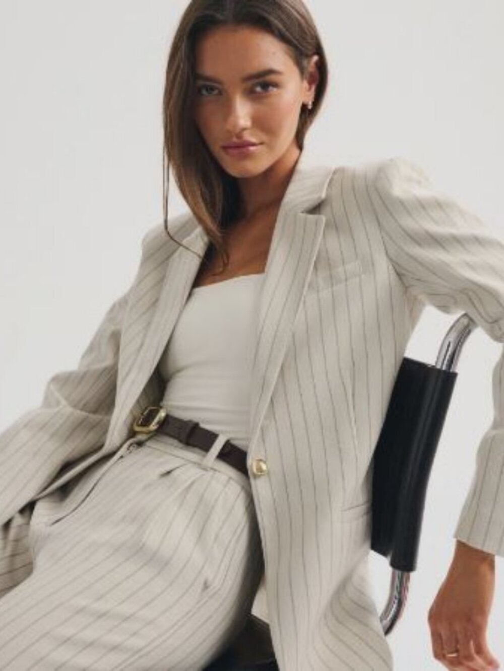 NWOT Abercrombie & Fitch Sloane Tailored Wide Leg Pant